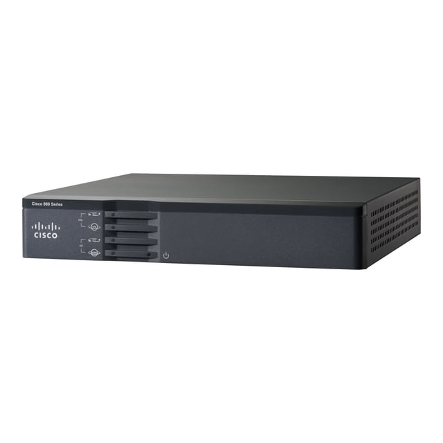 Cisco 867VAE - Router - DSL modem 4-port switch - 1GbE - WAN ports: 2 ...