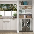 thumbnail image 5 of LALILO Kitchen Curtain Valance Sweden July Modern Sweden House Rod Pocket Window Curtain 52"x 18" Set of 2, 5 of 5