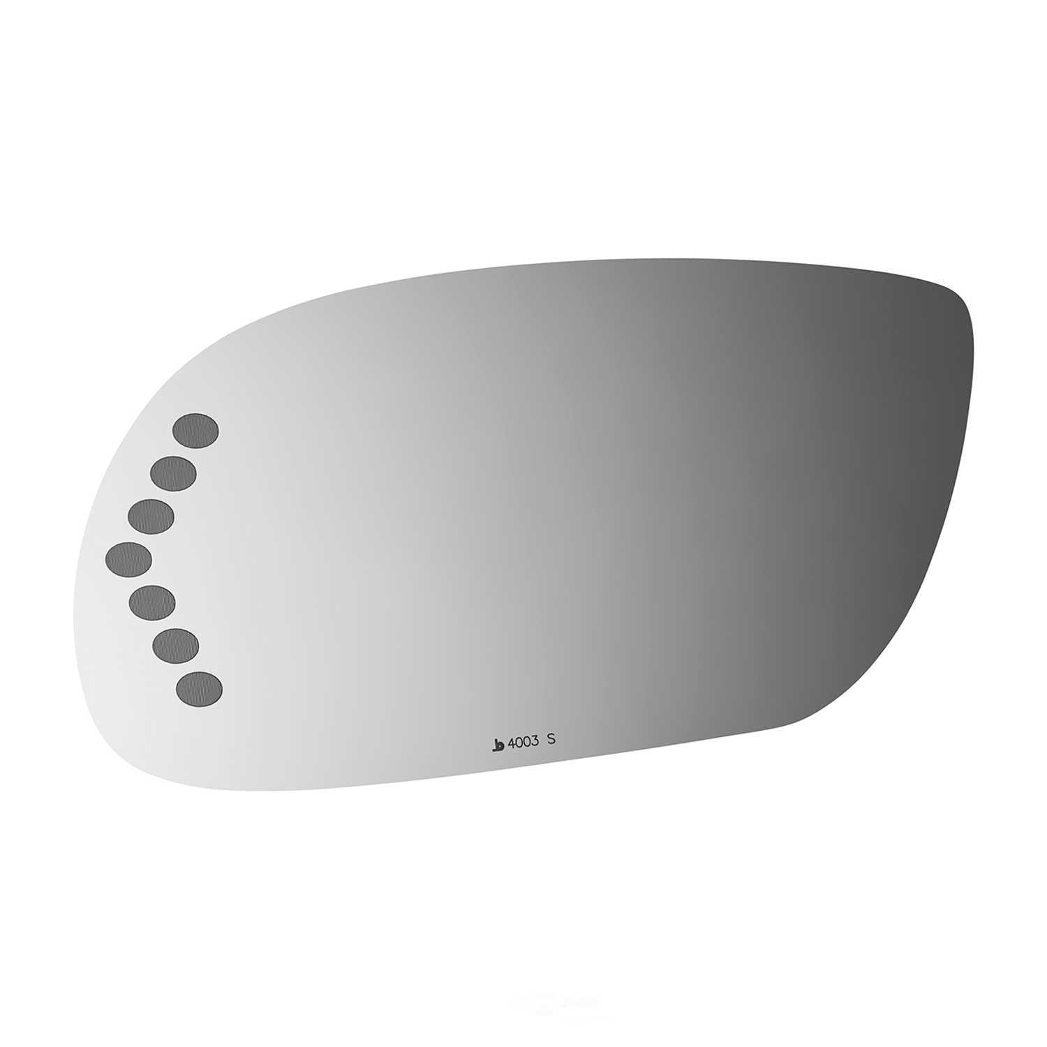 Burco 4003S Passenger Side Flat Replacement Mirror Glass for Buick Park Avenue