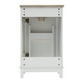 thumbnail image 2 of MAYEERTY 20" Modern Small Bathroom Vanity Cabinet - Ceramic Basin, Space-Saving for Small Bathrooms, 2 of 22