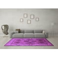 thumbnail image 3 of Ahgly Company Indoor Rectangle Oriental Purple Traditional Area Rugs, 2' x 5', 3 of 4