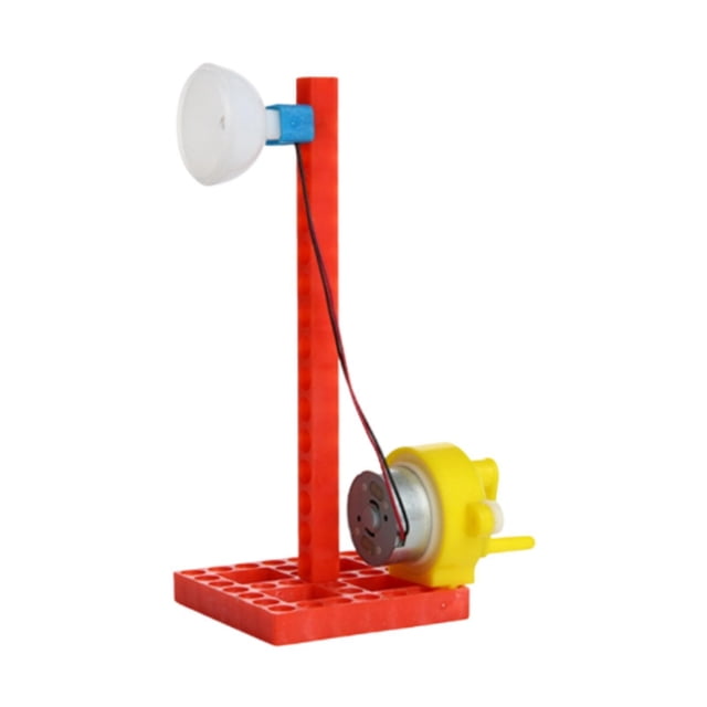 Generador de manivela de mano, modelo didáctico, fácil montaje, juguete de construcción con vástago, kit de construcción de experimentos científicos