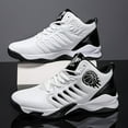 thumbnail image 3 of Men's High-Performance Basketball Sneakers - Non-Slip Grip & Durable Construction - Fashion-Forward High Tops for Outdoor Sports Enthusiasts, 3 of 5