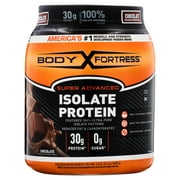 Body Fortress Isolate Powder, 30g Protein per scoop, Chocolate, 1.5 lbs (Packaging May Vary)