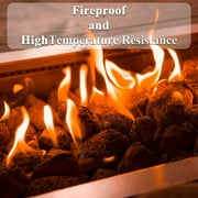 10 Pound Lava Rocks, 1-3 Inch Large Lava Rock for Natural Gas and Propane Fire Pits/Fireplace, Natural Black Lava Rocks