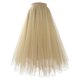 thumbnail image 2 of Gibobby mini faldas de mujer Falda a media pierna con tutú de tul para fiesta de graduación de ballet de malla en capas(Caqui， M), 2 of 3