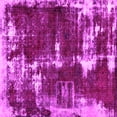 thumbnail image 1 of Ahgly Company Indoor Square Abstract Pink Modern Area Rugs, 4' Square, 1 of 4