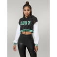 thumbnail image 2 of 1987 Graphic Cropped Hoodie, 2 of 4