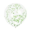 Latex Confetti Balloons, Lime Green, 12 in, 6ct