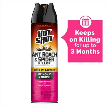Hot Shot Ant, Roach & Spider Killer, Fresh Floral Scent Formula, 17.5 Ounce