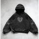 thumbnail image 4 of Sudadera con capucha y cruz de calavera gótica Harajuku para hombre, estilo hip-hop, punk, Y2K, patrón exquisito, personalizada, de algodón, camiseta de cuello redondo para calle, 4 of 4