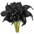 thumbnail image 1 of 10pcs Artificial Calla Lilies, Real Touch Calla Lily Flowers For Wedding Flower Arrangement, Home Decor, Garden Party, 1 of 5
