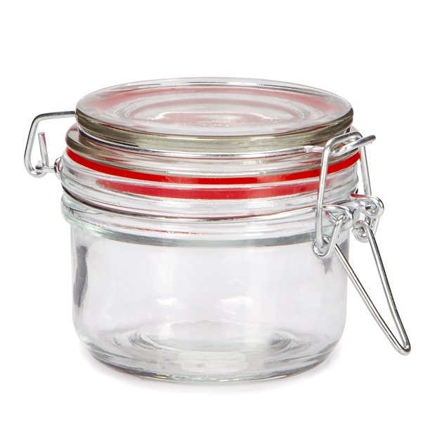 Darice Small Glass Jar w/Locking Lid 3 x 2.7 inches