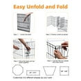 thumbnail image 5 of Max & Marlow Portable Dog Playpen, 8-Panel Metal Dog Fence, Indoor & Outdoor Use, Customizable, 30" Height, 5 of 7