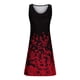 thumbnail image 5 of Vestido estampado de cuello redondo sin mangas con estilo de verano para mujer OAVQHLG3B Store  lin121212, 5 of 5