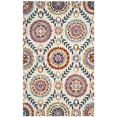 thumbnail image 2 of Safavieh Suzani Iskra Medallion Area Rug, Ivory/Multi, 6' x 9', 2 of 8