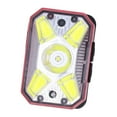 thumbnail image 3 of Headlight, Head Flashlight 7 Mode Waterproof USB Charging With Strap For Hiking For Camping For Night Running Red, 3 of 8