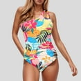 thumbnail image 2 of Stylish One Shoulder Swimsuit for Women Full Coverage Bathing Suit with Keyhole Design for Beach and Pool Days, 2 of 4