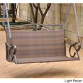 thumbnail image 5 of Modern Loveseat Swing - Resin Wicker Patio Seat - Outdoor Porch Furniture - Steel Frame - Minimalist Design, 5 of 5
