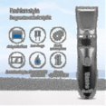 thumbnail image 3 of Cortapelos profesionales eléctricos para hombres, recortador de pelo de titanio, Kit de aseo inalámbrico, afeitado de barbero, cortador de barba, juego completo, 3 of 3