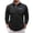 A-Black634, variant on Mens Polo Shirt Waffle Knit Textured Fabric Denim Collar Tops With Patch Chest Pocket Relaxed Fit Tees