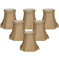 thumbnail image 4 of Royal Designs, Inc. Decorative Inverted Corner Trim Bell Chandelier Shade CS-714WH-6, White, 3 x 5 x 4.5, Pack of 6, 4 of 4