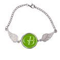 thumbnail image 1 of Equilibrio Banana letras Pulsera pulsera pulsera alas de ángel pulsera, 1 of 3