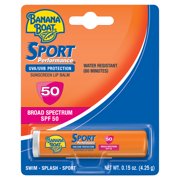 Banana Boat Ultra Sport Sunscreen Lip Balm SPF 50, 0.15 Oz - Walmart ...