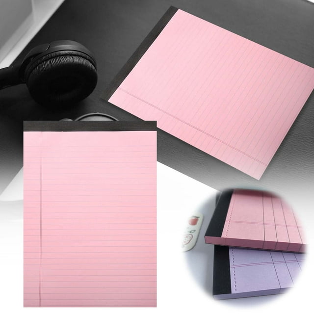 Carnet Coloré A4 à Décoller pour Rédiger, Prendre des Notes et Croquis – Journal d'Écriture pour Planification et Idée Quotidiennes