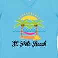 thumbnail image 4 of Inktastic St. Pete Beach Florida Vacation Women's V-Neck T-Shirt, 4 of 5