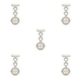 thumbnail image 2 of VONKY 2x Waterproof Pocket Watch For Nurses Stable Fixture And Lapel Hanging Accurate White 5Set, 2 of 6