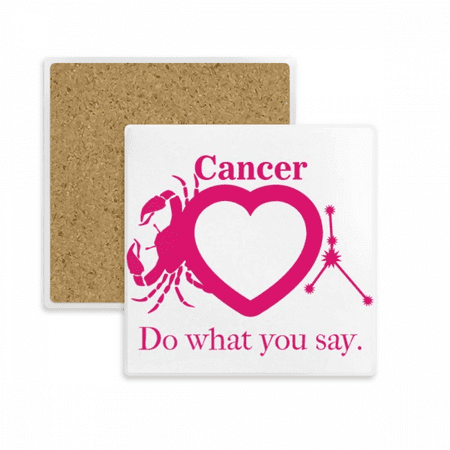 

Motivation Constellation Caring Cancer Coaster Cup Mat Mug Subplate Holder Insulation Stone