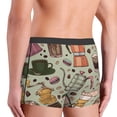 thumbnail image 5 of Naloa Coffee Makers Macaroons Chocolate Print Mens Underwear - Boxers for Men, Classic Briefs for Men, 5 of 9