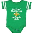 thumbnail image 3 of Inktastic Proof Mommy Cant Resist Pilots Boys Baby Bodysuit, 3 of 5