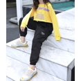 thumbnail image 5 of Girls' Drawstring Cargo Jogger Pants Multiple Pockets Elastic Cuff Casual Pants for 3-12 Years Old, 5 of 11