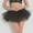 black, variant on DuoJiaJ Tutu Skirts for Women Pleated Short Tulle Mini Adult Vintage Princess Puffy Skirt,Black One Size
