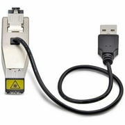 Gigabit Fiber to RJ45 Ethernet Media Converter Dongle, USB Powered, SMF/MMF, Single/Multimode Optical Fiber, Metal Housing