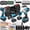 3 Sets Combo Tools with 2 Batteries, variant on Advanced Cordless Power Tool Combo Kit, Ergonomic Anti-Slip Grip Portable Power Tool with Optional Accessories, Ideal for Home Decoration, Furniture Installation & Beginner DIY Renovation