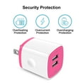 thumbnail image 2 of USB C Block, Dual Port USB Charger Plug with 2 Pack 6FT USB C Cable Cord, Hootek Type C Charger Adapter Fast Charger Power Station Type C Wall Charger Brick Fast Charging for Samsung, Pink, 2 of 7