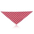 thumbnail image 3 of Greeniant Bufanda de baba para mascotas, transpirable, suave, de algodón, punteada, cálida, Triangular, ajustable, toalla decorativa, regalo de Festival Ropa para mascotas Azul oscuro Greeniant PT003850-03, 3 of 6