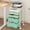 Green, variant on Rolling Storage Cart with 5 Drawers, Heavy Duty Metal Utility Cart on Lockable Wheels with Wooden Top, Plastic Drawer Organizer Trolley for Office Living Room Classroom Craft Organization White