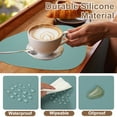 thumbnail image 4 of Uxcell 2 Pcs Manteles de Silicona, 17.7" x 14" Antideslizante Lavable Mantel Impermeable Resistente al Calor para Mesas de Comedor Encimeras de Cocina, Azul, 4 of 7
