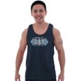 thumbnail image 3 of World's Greatest Dad Argyle Fathers Tank Top Sleeveless Tee Men Brisco Brands S, 3 of 6