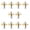 Golden, variant on Yammee 10pcs Spinnerbait Topwater Fishing Lures Spinnerbait Props DIY Fishing Lures