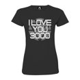 thumbnail image 1 of Womens I Love You 3000 Deluxe Soft T-Shirt, 1 of 1