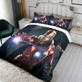 thumbnail image 3 of Iron Man Themed Bed Sheet Set Three Piece Set 53x79 Inches Comfortable And Skin Friendly Unique Design Creating A Star Studded Night, 3 of 6