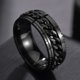 thumbnail image 1 of Genial anillo giratorio de acero inoxidable para hombres, cadena giratoria de alta calidad, anillos giratorios, joyería Punk para mujeres y hombres para regalo de fiesta Tan Jianjun unisex, 1 of 2