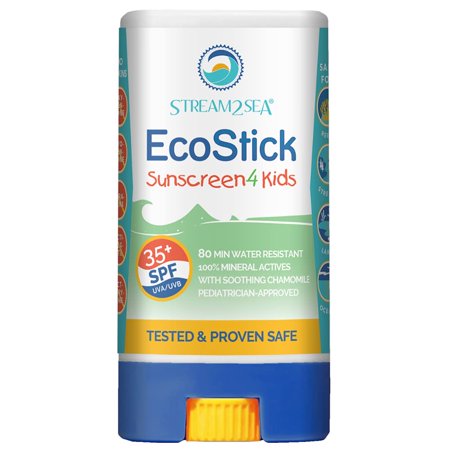 Stream2Sea EcoStick SPF 35 Sport Sunscreen Tint Stick for Kids