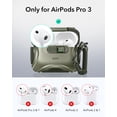 thumbnail image 2 of ESR Cyber Series Case Compatible with AirPods Pro 3 Case (2025, USB-C), Effortless MagSafe, Drop-Proof Lock & Easy Open, Green, 2 of 10