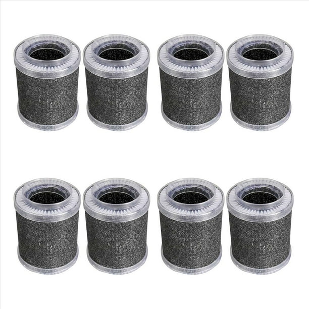 8 Filtros de Repuesto HEPA Filtros de CarbóN Activado para Purificador de Aire para Eliminar Contaminantes y Olores en el Aire.